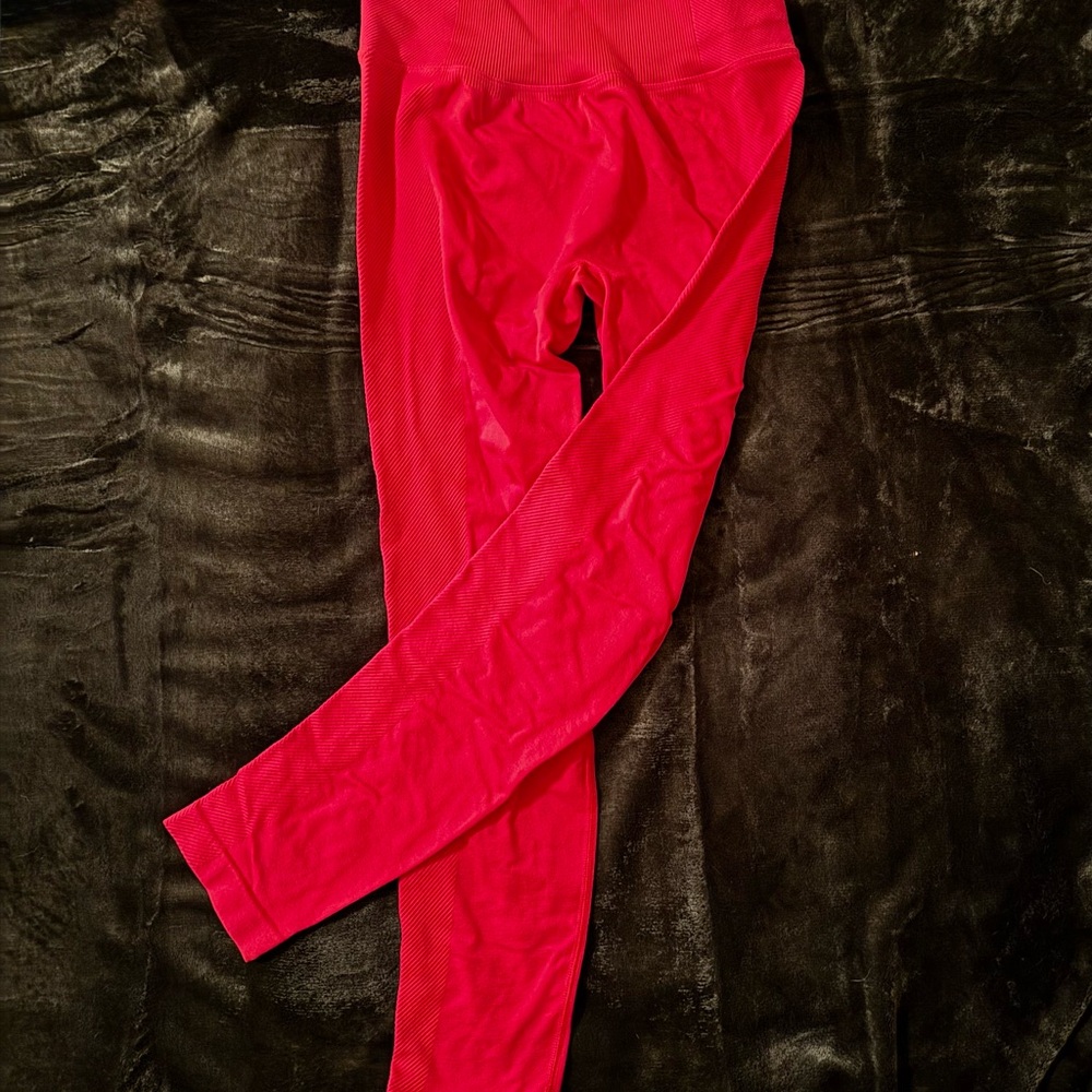 Vibrant Red Leggings